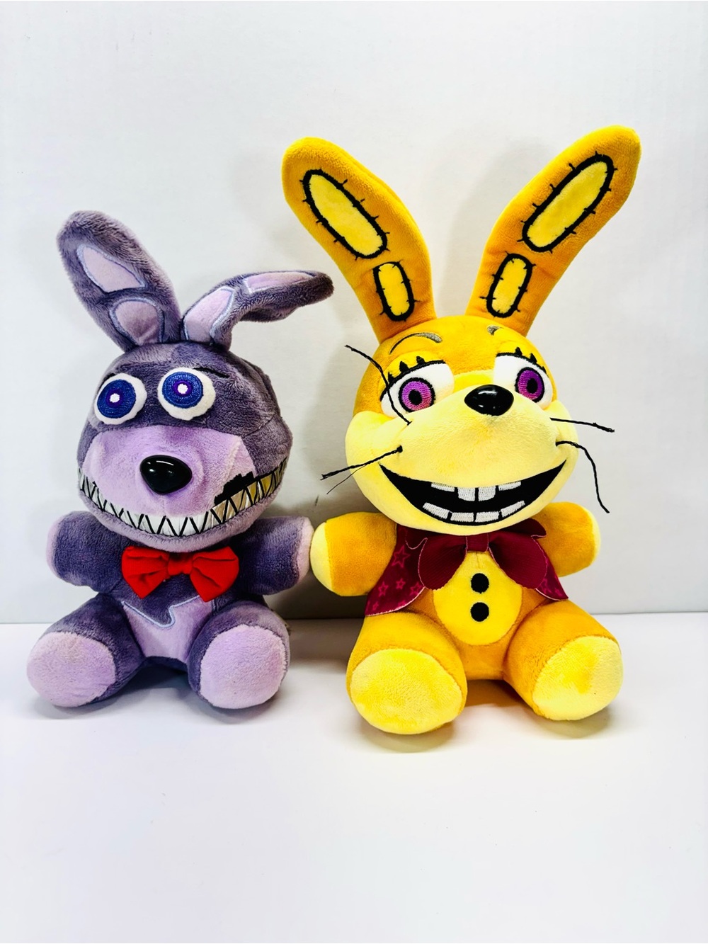 Five Nights At Freddy's Glitchtrap Spring Bonnie & Nightmare Bonnie 7” Plush